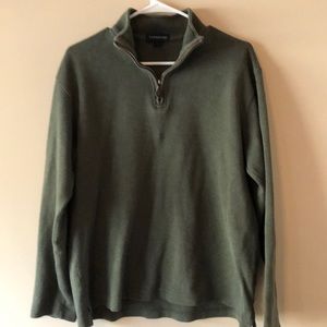 Lands’ End Quarter Zip Pullover Sweater